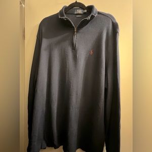 Polo Ralph Lauren Quarter zip, Men’s Size XL, navy blue